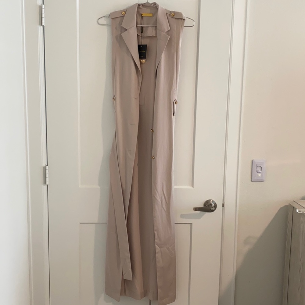 JLuxLabel Vest w/ Gold Accents